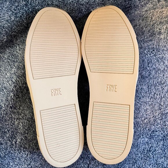 FRYE Ivy Slip On Sneakers Size 8.5 M Blush Marbled Sole Nubuck Leather Flatform - Picture 5 of 5